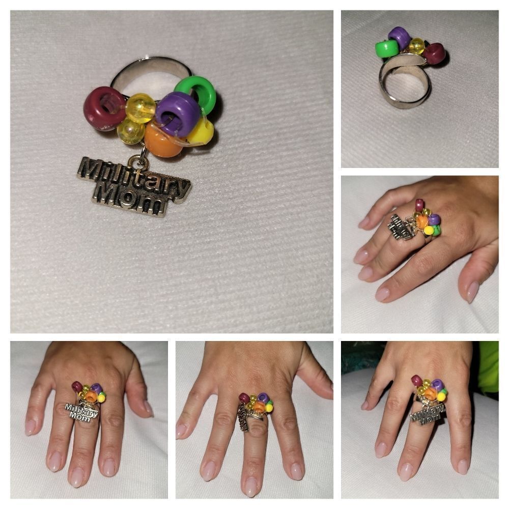 Military mom ring 💍 😍 adjustable
